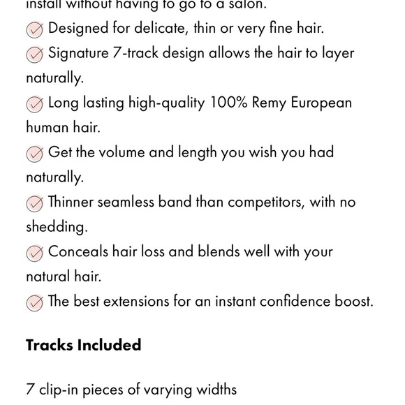 Seamless Clip Hair 16" Lightest Blonde - Picture 3 of 7